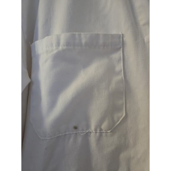 Vintage ALASKA AIRLINES White Coveralls Size 48L Workwear Jumpsuit White DINGY - Picture 3 of 10
